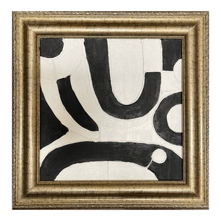 Contemporary Original Textured Abstract Modern Painting by Bryan Boomershine, Framed For Sale