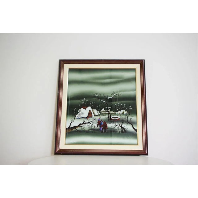 Oil on Canvas Paintings by Mugosa Naif, 1991, Set of 3 For Sale - Image 16 of 18