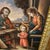 1960s 20th Century Oil on Canvas Cuzco School Signed Framed Titled Work and Prayer For Sale - Image 5 of 12