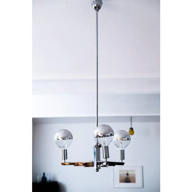 Art Deco Ceiling Lamp, 1930s For Sale - Image 3 of 9