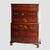 Floral Painted Chinese Chippendale Mahogany Six Drawer Highboy Chest C1920 For Sale - Image 14 of 18