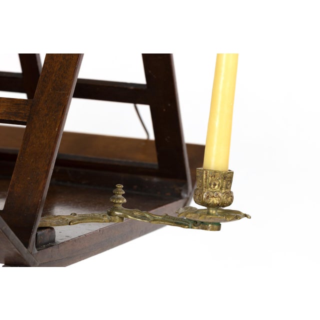 Early 19th Century English Regency Walnut Duet Stand For Sale - Image 11 of 13