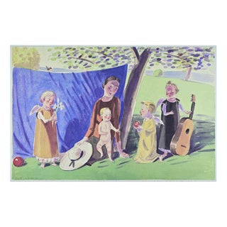 Jan Knap, In the Countryside, Lithograph, 1999 For Sale