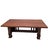 Late 20th Century Custom Arts and Crafts Mission Style Oak Dining Table With Six High-Back Chairs For Sale - Image 11 of 12