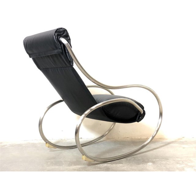 Crome Metal Crawl Armchair by Heals, London, 1970s For Sale - Image 11 of 15