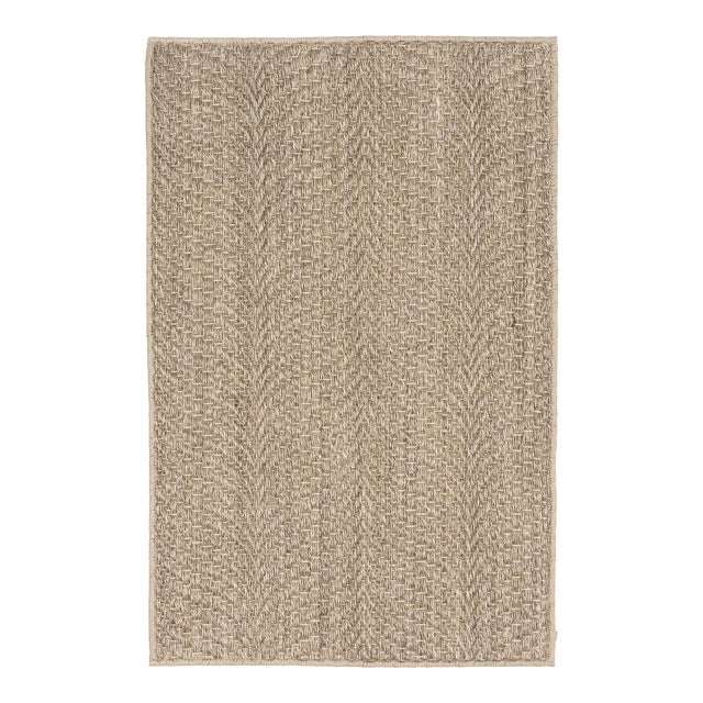 Dash & Albert by Annie Selke Wave Natural Woven Sisal Rug, 5' x 8' For Sale