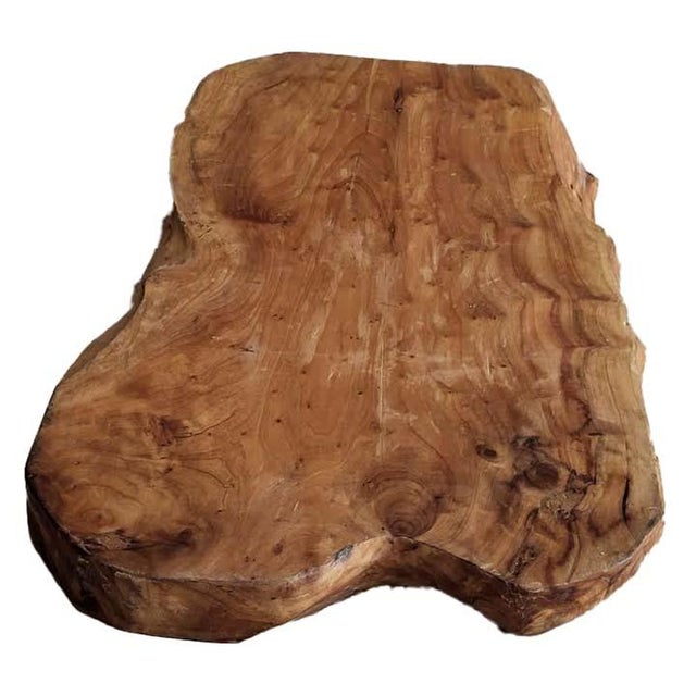Vintage charcuterie board made of root wood Weight 3 lbs