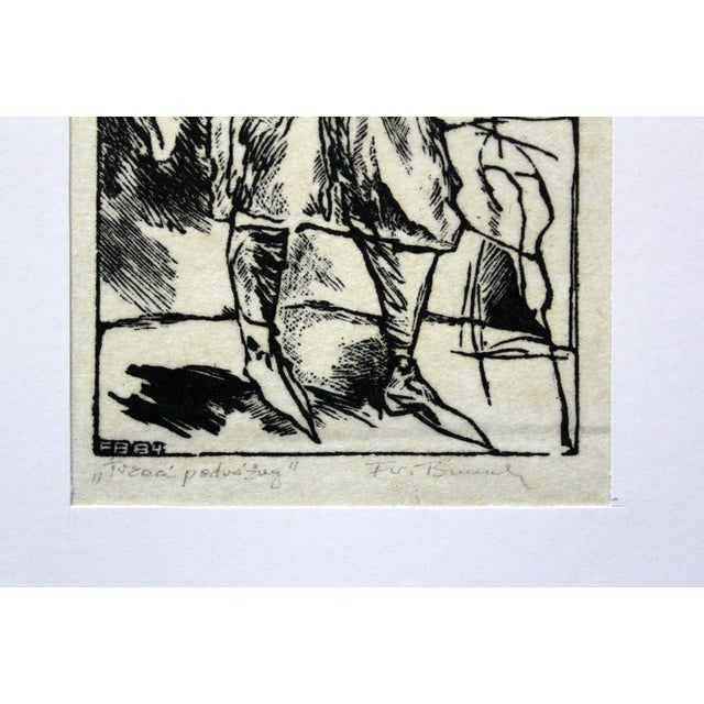 Franciszek bunsch (born in 1926) a classic of polish printing, the artist has participated in national and regional...