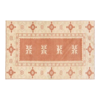 Vintage Turkish Anatolian Hand Knotted Wool Rug, 2'7''x4' For Sale