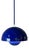 Flowerpot Pendant Lamp with Blue Enamel by Verner Panton for Louis Poulsen For Sale