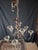 Chandelier in Chrome Metal and Thick Glass, 1960s For Sale - Image 4 of 9