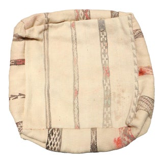 Moroccan Handmade Square Pouf Cover For Sale