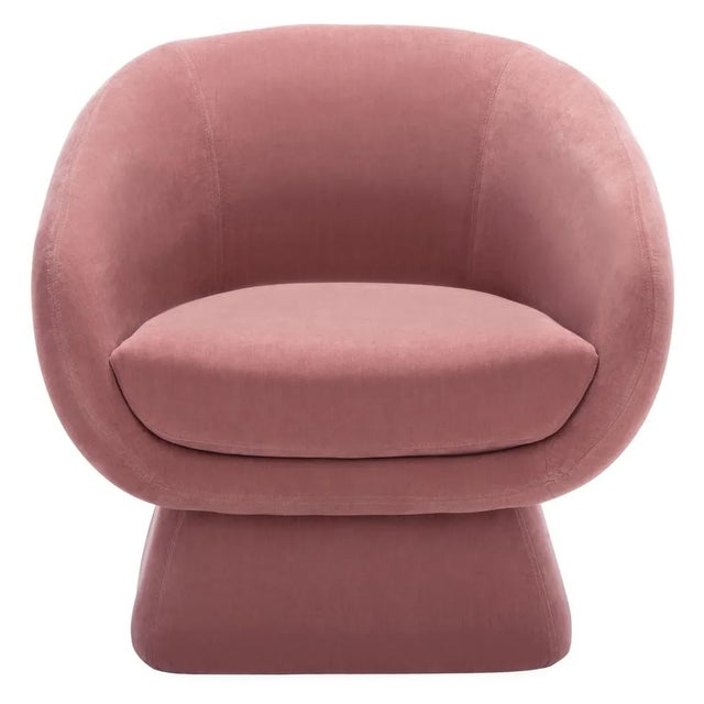 Kiana Modern Accent Chair - Dusty Rose For Sale - Image 11 of 11