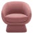 Kiana Modern Accent Chair - Dusty Rose For Sale - Image 11 of 11
