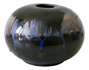 Vintage Studio Pottery Ceramic Vase by Ilse Ludwig-Korbel, 1984