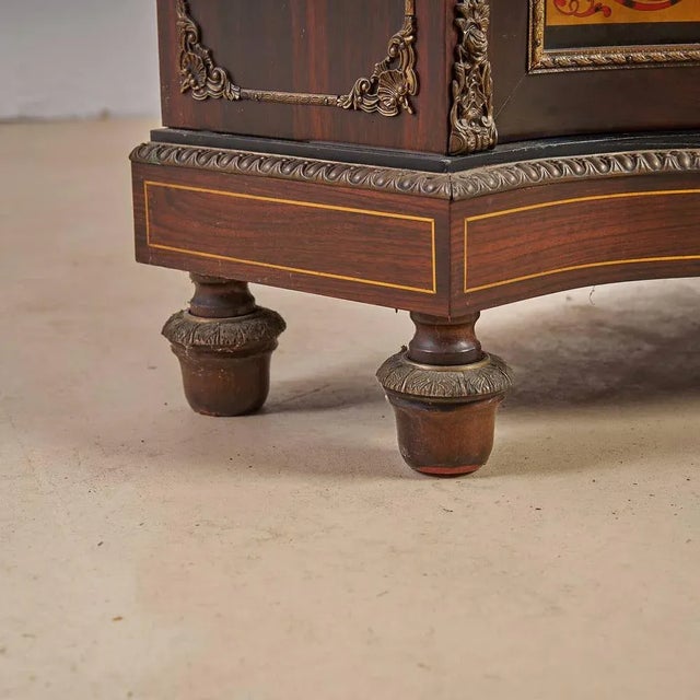 Boule Style Cabinet in Wood For Sale - Image 11 of 12