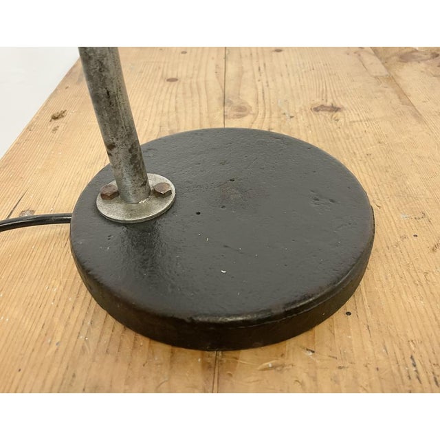 Black Black Industrial Table Lamp, 1950s For Sale - Image 8 of 17