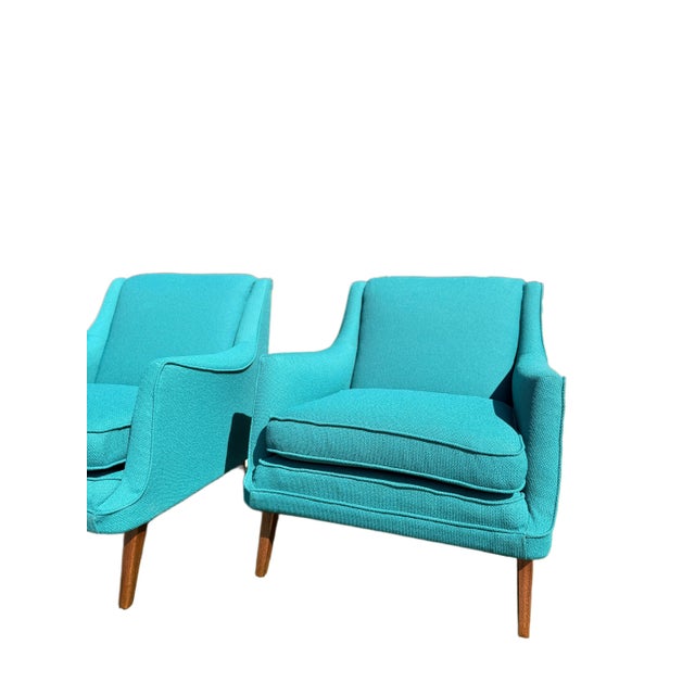 Mid-Century Modern Armchairs - Pair - Restored For Sale - Image 14 of 18