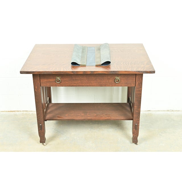 Tiffany Studios New York Zodiac Bronze Blotter Ends With Leather Desk Blotter For Sale - Image 11 of 14