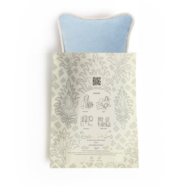 Designed as the perfect luxury gift, this micro cushion by LO Décor is handcrafted in Italy using premium Italian velvet...