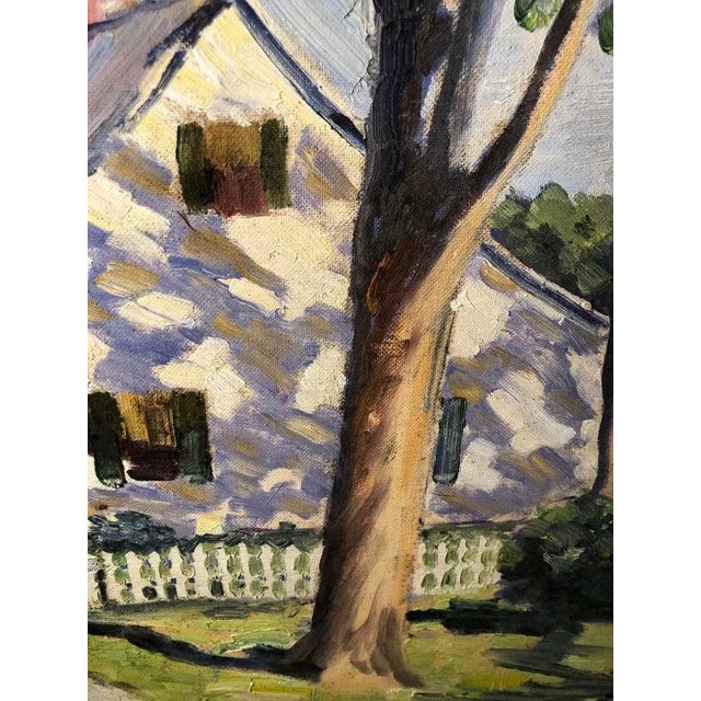 New England Summer Home Painting For Sale - Image 10 of 13