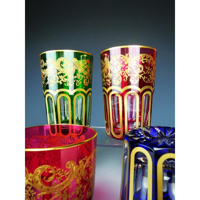 Rabat 5 Tea Cups by Saint Louis, Set of 5 For Sale - Image 6 of 7