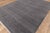 9' x 12' Savannah Hand Knotted Modern Dark Grey Wool & Silk Rug For Sale - Image 4 of 18