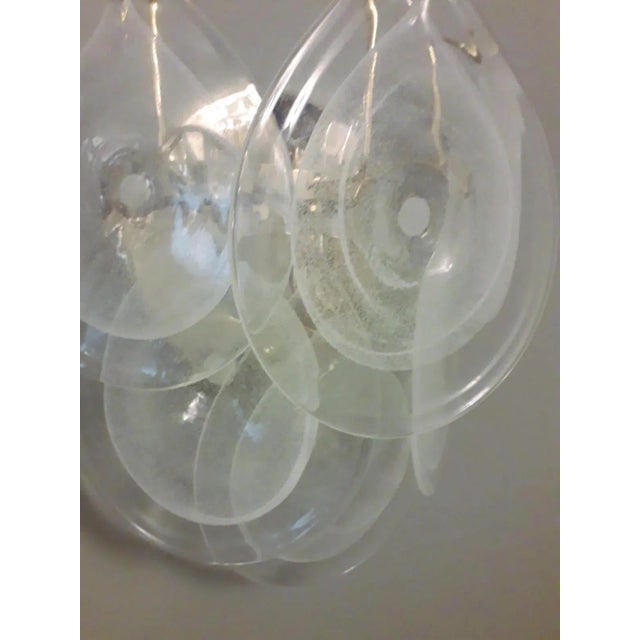 Transparent Mid 20th Century Pulegoso Tear Drop Sconces - a Pair For Sale - Image 8 of 10