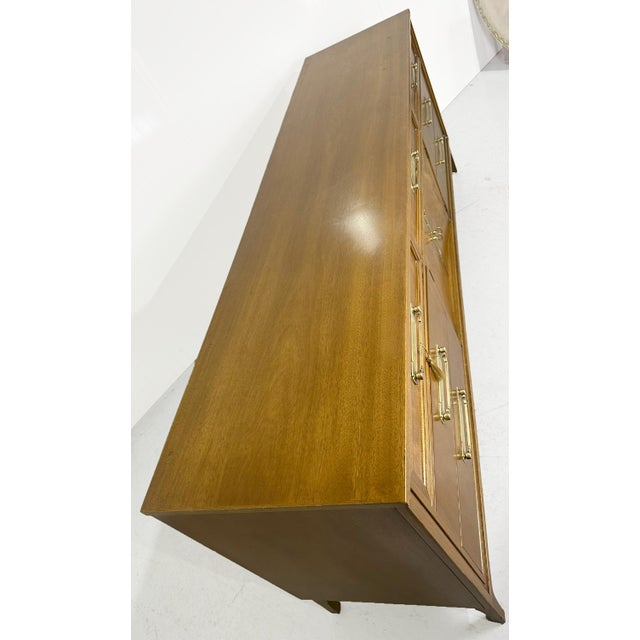 Wood Mid Century Modern Style Dresser or Credenza 78" For Sale - Image 7 of 12