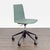 This Andreu World chair is perfect for your office or home workspace. It features a simple, modern green seat and a sturdy...