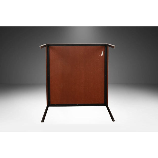 Vintage Mid-Century Florence Knoll "T-Angle" Square Dining / Work Table For Sale - Image 11 of 13