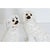 English 19th Century Pair of Staffordshire Dogs with Glass Eyes For Sale - Image 4 of 7