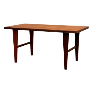 Coffee Table in Teak and Walnut, 1950s For Sale