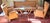 An exceptionally prestigious lounge suite upholstered in light brown leather, masterfully crafted. this suite was custom-...