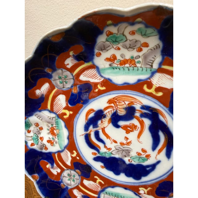 Antique Japanese Imari Plate, Late 19th Century For Sale - Image 4 of 6