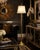 Vintage Hollywood Regency solid brass triple helix floor lamp with linen shade. Gorgeous 1970s solid brass floor lamp....