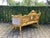 1980s French Louis XVI Gold Beech Mint Settee - 1 Pc For Sale - Image 10 of 11