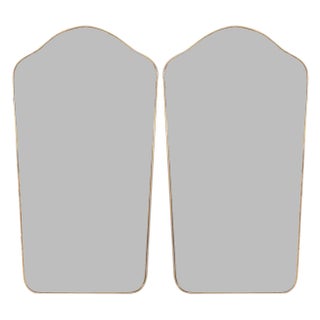 Gendarme Hat Shaped Mirrors, 1970s, Set of 2 For Sale