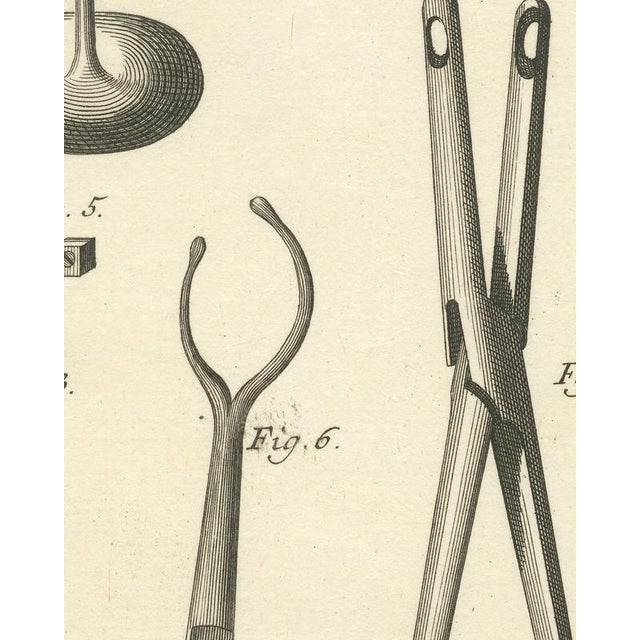Antonio Baratti, Forceps and Bladed Instruments, Diderot Surgery Plate Xxiii, 1772, Engraving For Sale - Image 4 of 8