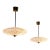 1960s Pendant Lights in Orrefors Crystal and Brass, Attributed to Carl Fagerlund for Lyfa - a Pair For Sale