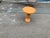 Mid Century Style End Table With Custom Orange Finish For Sale In San Diego - Image 6 of 7