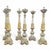 Lacquered and Gilded Wooden Candleholders, Early 19th Century, Set of 6 For Sale - Image 18 of 18