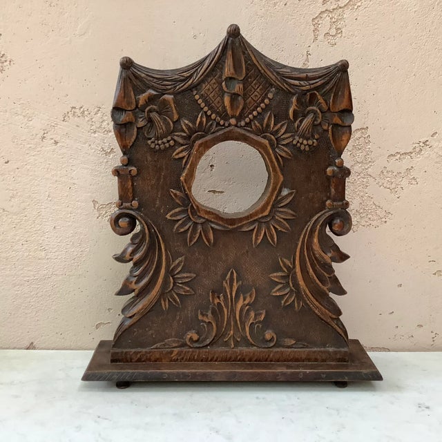 Wood Late 19th Century Vintage Architectural Wood Decoration For Sale - Image 7 of 7