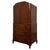 Antique English Edwardian Burr Walnut Cabinet For Sale - Image 4 of 13