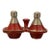 Vintage Moroccan Double Mini Tagine Spice Holder For Sale