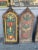 1920s Hand-Painted Spanish Revival/Tudor-Style Storm Shutters With Original Hardware- 4 Pieces For Sale - Image 4 of 13