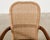 Wood Set of Four Organic Modern Rattan Dining Chairs and Table For Sale - Image 7 of 12