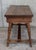 Wood 19th Century Solid Oak Baroque Fluted Leg Console Table For Sale - Image 7 of 9