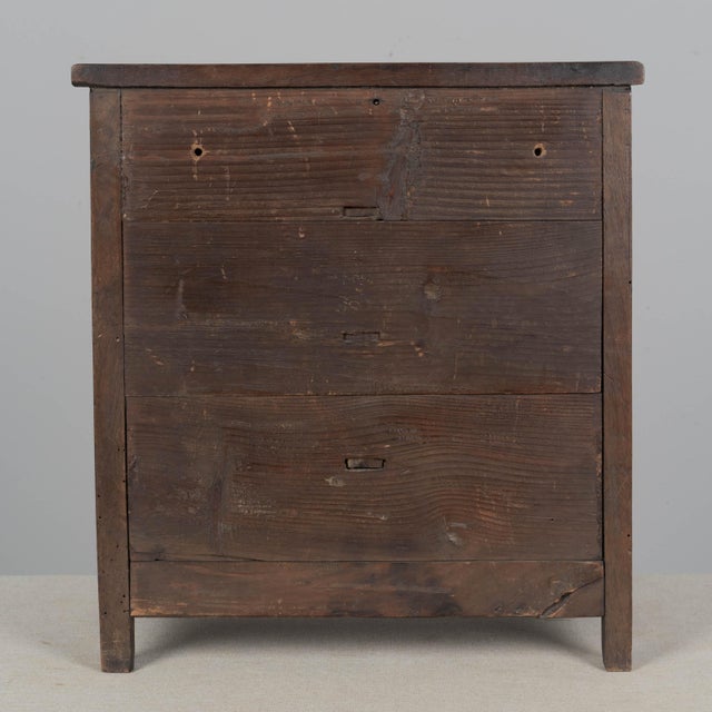 Brown 19th Century Miniature Walnut Commode For Sale - Image 8 of 9