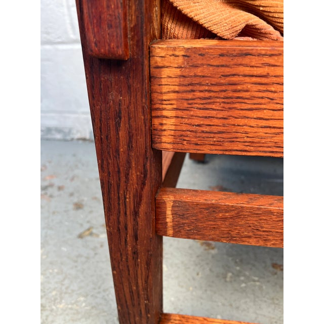 Beautiful Antique Mission Oak Chair For Sale - Image 10 of 10